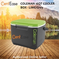 Coleman 16QT (15L) Excursion Cooler - Orange/Blue/Lime With Grey /Blue White (Asia) | Keep ICE 1 day