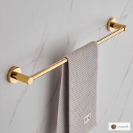 @chooper  Gold Colour Series Single Towel Bar-Light Gold-Round Holder - Bathroom/Toilet/Kitchen