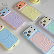 Contrast Color Macaron Color Series Po Yang Magnetic Case Suitable for iPhone 17 16 15 14 Pro Max i1