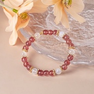 人緣之花 草莓晶x月光石