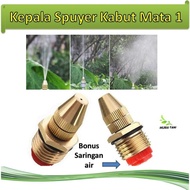 Spuyer Nozzle Sprayer Kabut Untuk Sarang Walet Kandang Ayam Jamur drat 1/2
