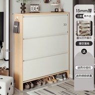 Others - 超薄鞋櫃 家用門口實木入戶極薄小窄玄關翻鬥樓道鞋架