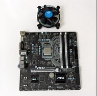 Intel Core i5-6500 處理器CPU + MSI B150M Bazooka 主機板Motherboard + Intel 原廠散熱器