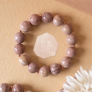 紅粉佳人之二丨爆裂紋阿拉善瑪瑙丨天然礦石水晶手串女生生日禮物