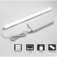Lampu Neon Tempel LED USB panjang 32 cm Lampu Neon LED Panjang USB Lampu Neon Tabung LED USB Lampu N