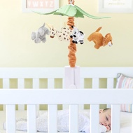 CLYMENE Safari Animals Baby Musical Crib Mobile - Jungle Animals Mobile for Crib with 12 Lullabies f