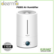 Deerma F628S Smart Humidifier 5L UV Lamp Sterilization 3 Gear 12H Timing Touch Display Low Noise, White