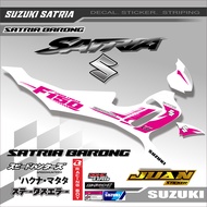 STRIPING SATRIA FU LAMA F150 BARONG STIKER VARIASI MOTIF KEREN TERLARIS