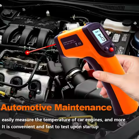 Laser Temperature Gun Infrared Thermometer Sensor Handheld Non-contact IR LCD Industrial Pyrometer D