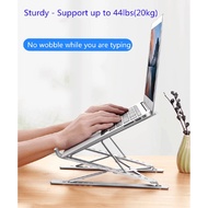 N8 Double-Layer Alluminum Alloy Laptop Stand Notebook Foldable Adjustable Height tablet stand