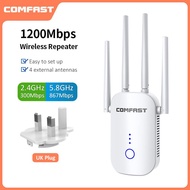 Mal🖤【Malaysia stock】comfast 5GHz WiFi extender 1200Mbps Dual Band 2.4g 5G wireless WiFi repeater Wi-Fi signal amplifier