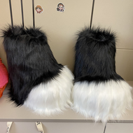 NEW New Kig Fursuit Cosplay Paw Shoes Furry Fursuit Cosplay Rubbit Cat Boots Cute Fluffy Animal Mang