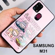 HP SAMSUNG M31 Glossy Case CUTE PUMPKIN Motif Casing Samsung M31 Silicone Casing Softcase Bisacod