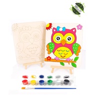 【DIY CRAFT】 Wooden Board painting Set For Arts and Craft