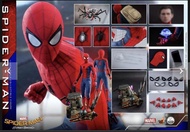 HotToys Spider-Man 1/4 比例模型， 已開盒Hottoys -QS014-1/4 蜘蛛俠：返校日