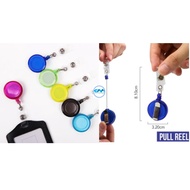 Yoyo Tag | Crystal Color Retractable YOYO Name Tag Clip Lanyard | Lanyard ID Card Holder | Yoyo Clip