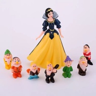 Figure Set Snow White Snow White 7 Dwarfs Cake Topper Display
