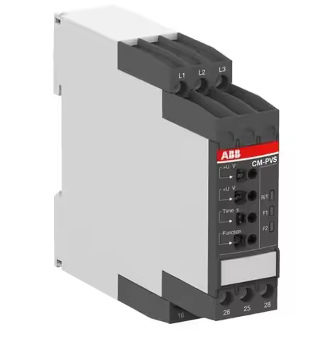 2025.4Original ABB Three-phase Monitoring Relay CM-PVS.81S 3x200-400VAC, 50/60Hz