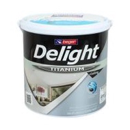 สีน้ำทาฝ้า BEGER DELIGHT TITANIUM I-4444 สีเทา ด้าน 1 แกลลอน (1196682)