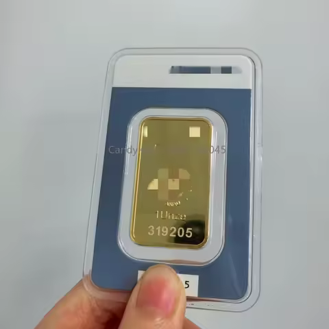 1oz/5g/20g Valcambi Gold Bar Suisse Bar Replica Bullion Gold Coin Gifts