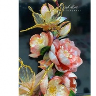 Silk flowers, ao dai flowers, hair flowers