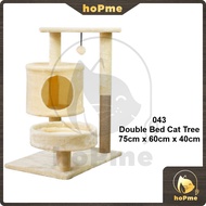 [75cm] DoubleBed House Cat Tree Cat Tree with House Climber Cat Tree Cat Nest Cat Scratch Trees Sisa
