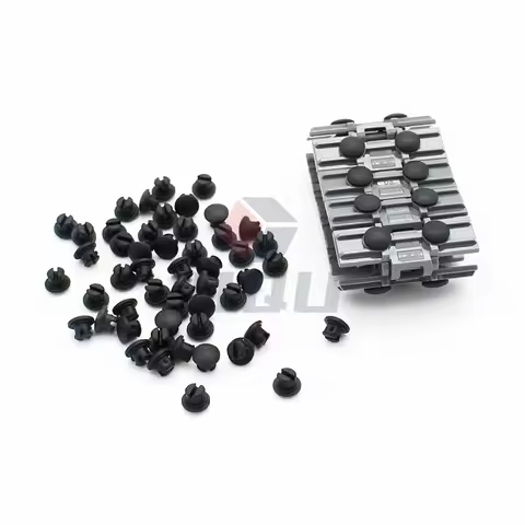 High-Tech Parts Link Tread Rubber Stopper Bricks 24375 Tank Wide Track Chain 57518 Attachment MOC Bu