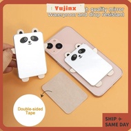 YUJINX Make-up Mirror, Panda Rabbit Animal Phone Back Sticker,  Acrylic Mini Cosmetic Mirror