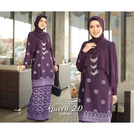 PLUS SIZE HOT TREND BAJU KURUNG SONGKET QUEEN 2.0/ BAJU KURUNG SONGKET ALA-ALA PERMAISURI/COVER RAJA