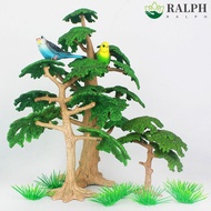 RALPH Simulation Cypress, Plastic Pine Trees Coconut Tree, DIY Mini Vivid Cypress Landscape Tree Mod