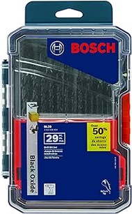 Bosch 29 Piece Black Oxide Metal Drill Bit Set BL29