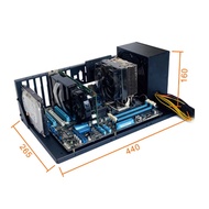 (OWER) Open Computer Chassis Dual-Way Server E-ATX/ATX Motherboard Bracket Test Rack Open Cooling Ra