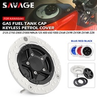 Zpoury ฝาครอบถังก๊าซเชื้อเพลิงสำหรับ KAWASAKI VULCAN S 650 VERSYS NINJA ZX6R ER6F ER6N ZX10R Z800 Z7