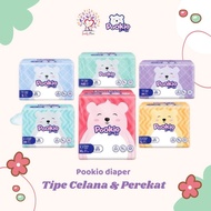 Pookio Adhesive Type Diapers/Baby Kids Pants Diapers Pampers Premium Thin NB S M L XL