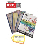 #READY STOCK# 0437 # 80 GM # A4 COLOUR BINDING SET # 30' SHEETS#