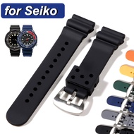20mm 22mm Watch Band for Prospex SRP777J1 Waterproof Diving Silicone Bracelet for No.5 SKX007 SKX009
