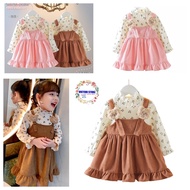 ELLE Baby Girl Dress Fashion Clothes for Baby Girls 6 months - 3 years Korean Style