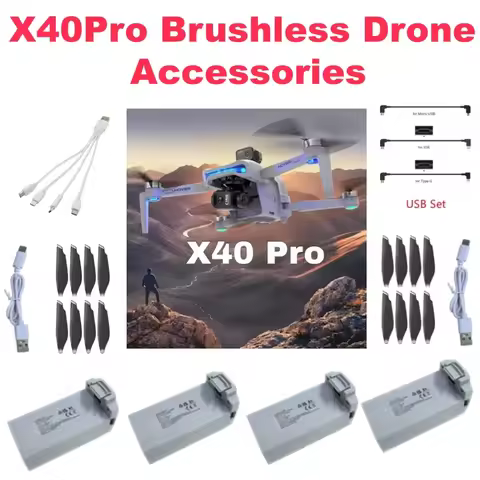 X40Pro X40 Pro GPS Brushless Remote Control RC Drone Quadcopter Spare Parts Accessories 7.4V 1500mAh