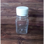 TKKH 50 ML BOTTLE SQUARE CAPSULE BOTTLE 50 ML MINI SQUARE BOTTLE