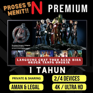 NETFLIX PREMIUM 1 BULAN PRIVATE/SHARING UHD 4K