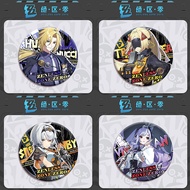 Zenless Zone Zero badge 75mm ZZZ Vivian Hugo Metal flashing badge