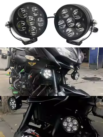 For BMW R1200 GS 1250 LC ADV k1600B F850GS F 750GS F800GS R1250GS 60W Motorcycle fog light LED Auxil