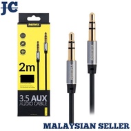 REMAX 2M AUX Cable 3.5mm Male to Male 3 Feet AUX Cord Audio Cable