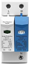 AC SPD 1P+NPE 50kA T2 385V 255V House Surge Protector Protective Low-voltage Arrester Device(275V)