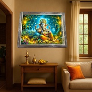 Framed Artwork of Lord Ganesha  22x28
