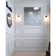 90 x 90 cm Economy Package 21.21 x 21.21 Diamond Mirror Bevel 1cm 3mm Square 12 Triangles 12- Origin