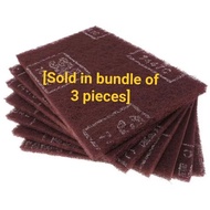 [Bundle of 3pcs] 3M Scotch-Brite 7447C General Purpose Polish Pad (145mmx 230mm)