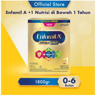 Enfamil A+ 1 Susu Formula Bayi 0-6 bulan Plain 1800g