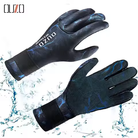 3mm Neoprene Diving Gloves Anti Slip Camo Scuba Diving Gloves Surfing Gloves For Spearfishing Swimmi