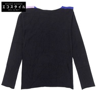 เสื้อไหมพรมคอเรือ Issey Miyake รุ่น IKKO TANAKA สภาพดีเยี่ยม สำหรับผู้หญิง สีดำ ไซส์ 3 รหัส PP01-KK7